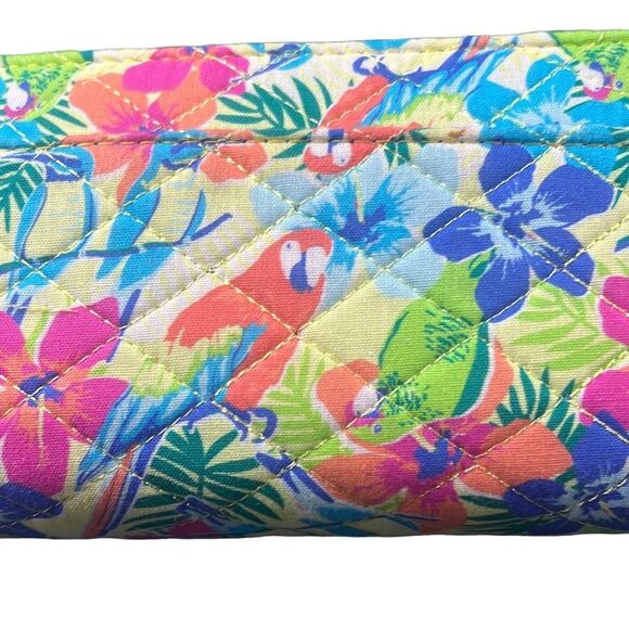 Tiffany Rose Women’s Multicolor tropical floral Quilted Cotton Wristlet OS - Picture 4 of 13